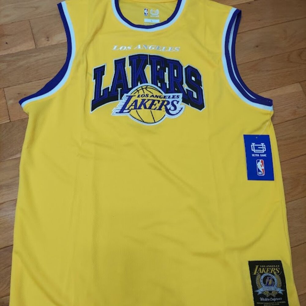NBA Los Angeles Lakers Jersey Sleeveless Mens Tank Top Official NBA Licence  New